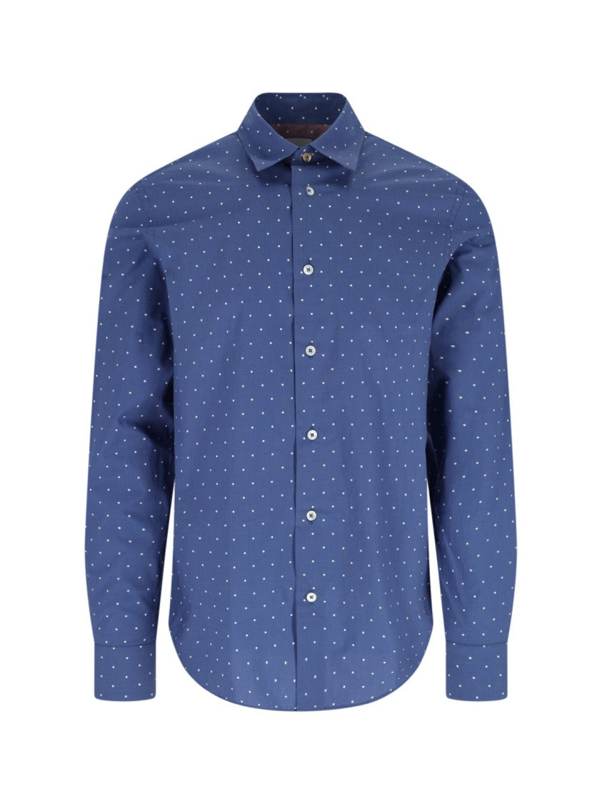 Paul Smith Polka Dot Shirt – Blue