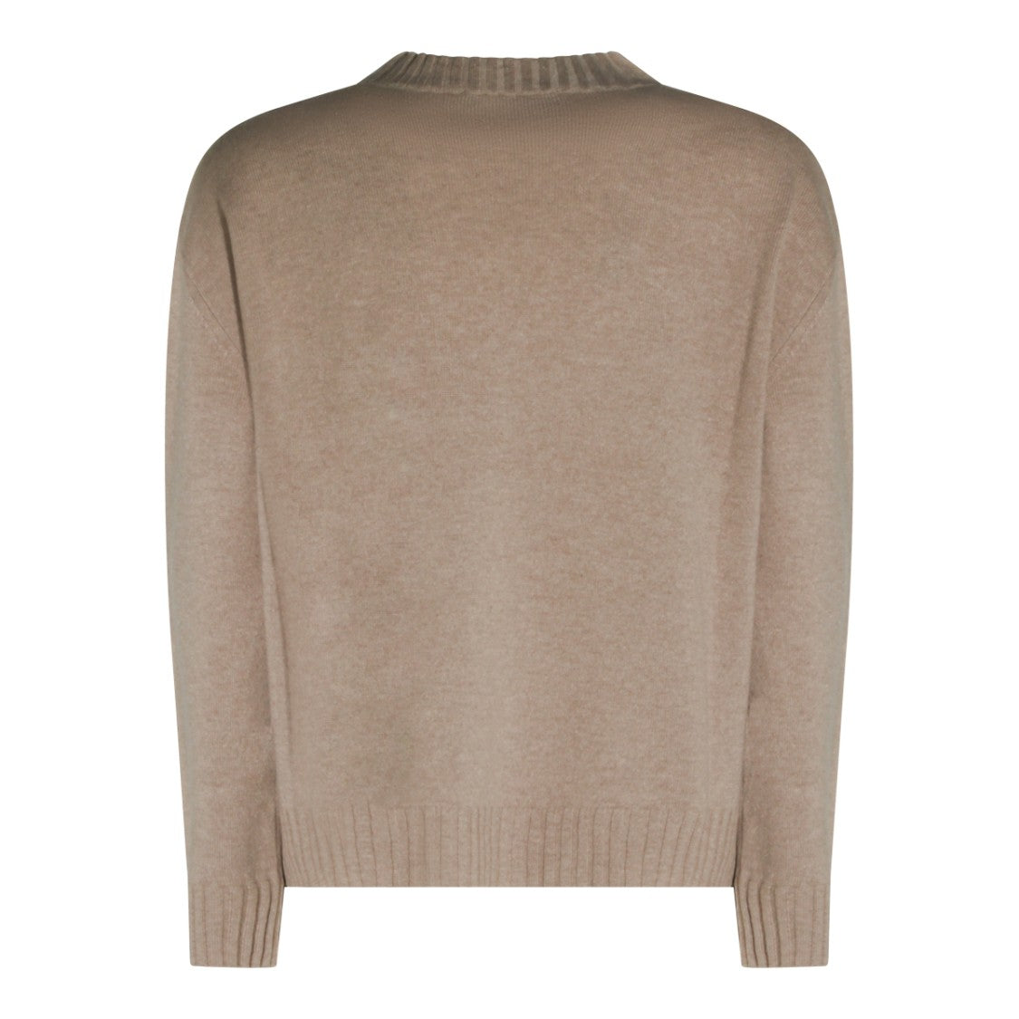 Fabiana Filippi Classic Crew Neck Sweater With Ribbed Detailing