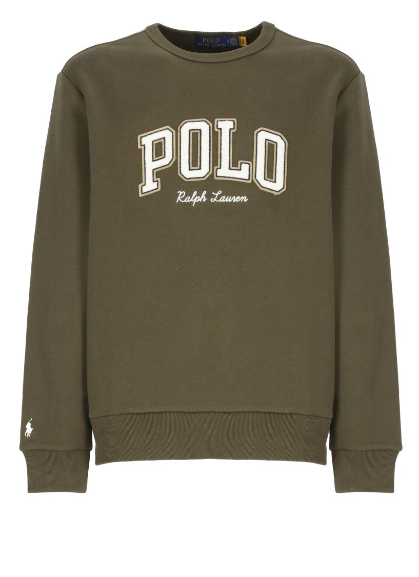 Polo Ralph Lauren Crew Neck Cotton Blend Sweatshirt