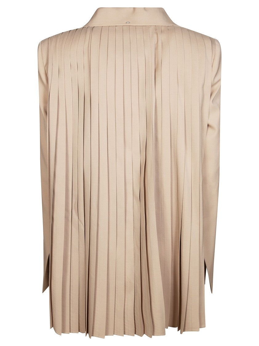 Sportmax Neutral Mela Pleated Back Blazer