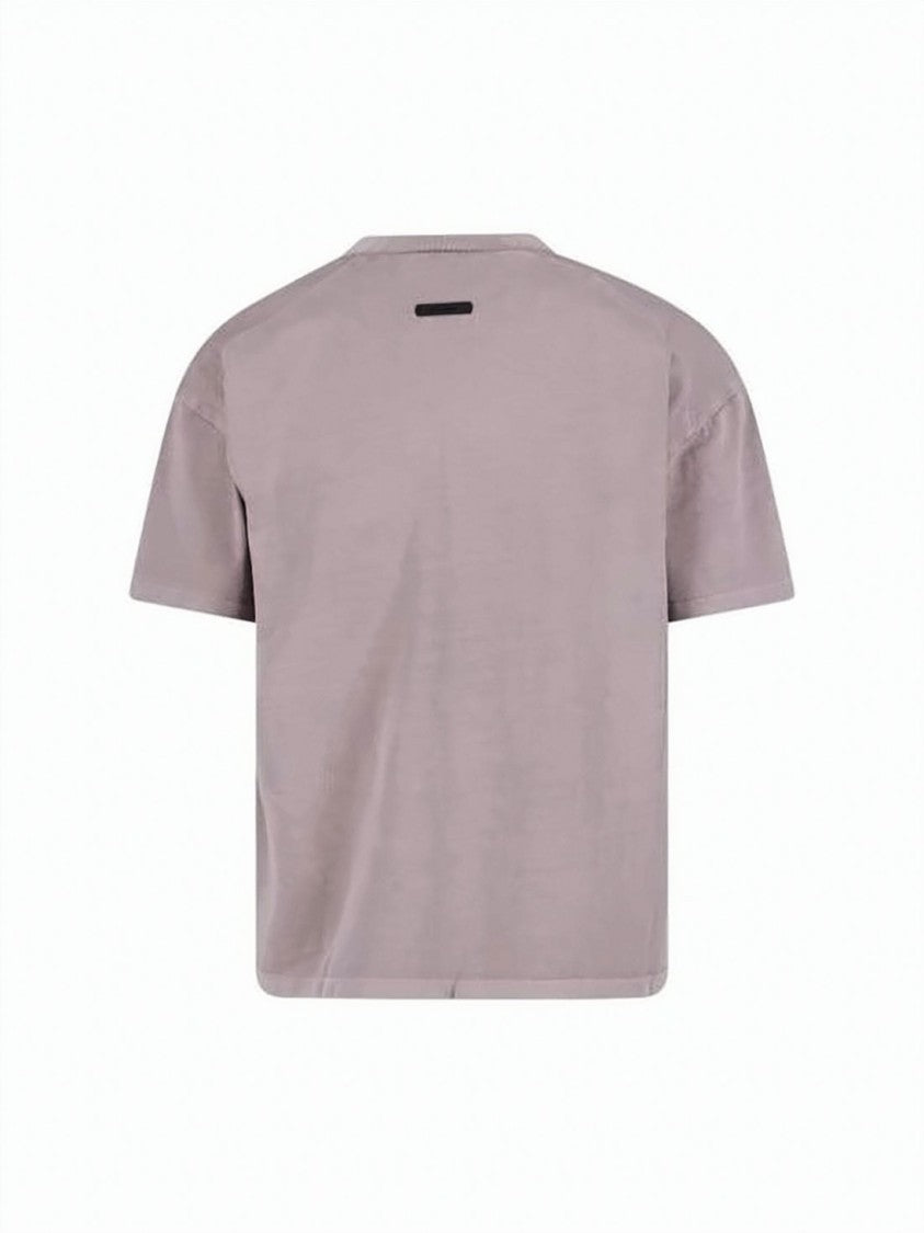 Fear Of God Cropped Short-Sleeve T-Shirt With Ribbed Crew Neckline