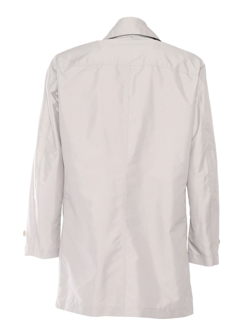 Fay Double-Breasted Coat With Classic Collar