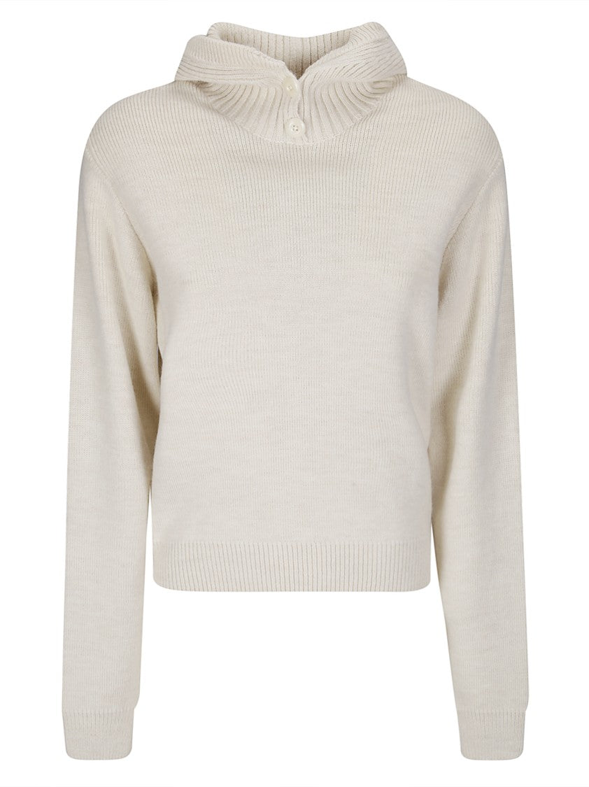 Lemaire Soft Blend Knit Sweater With Hood