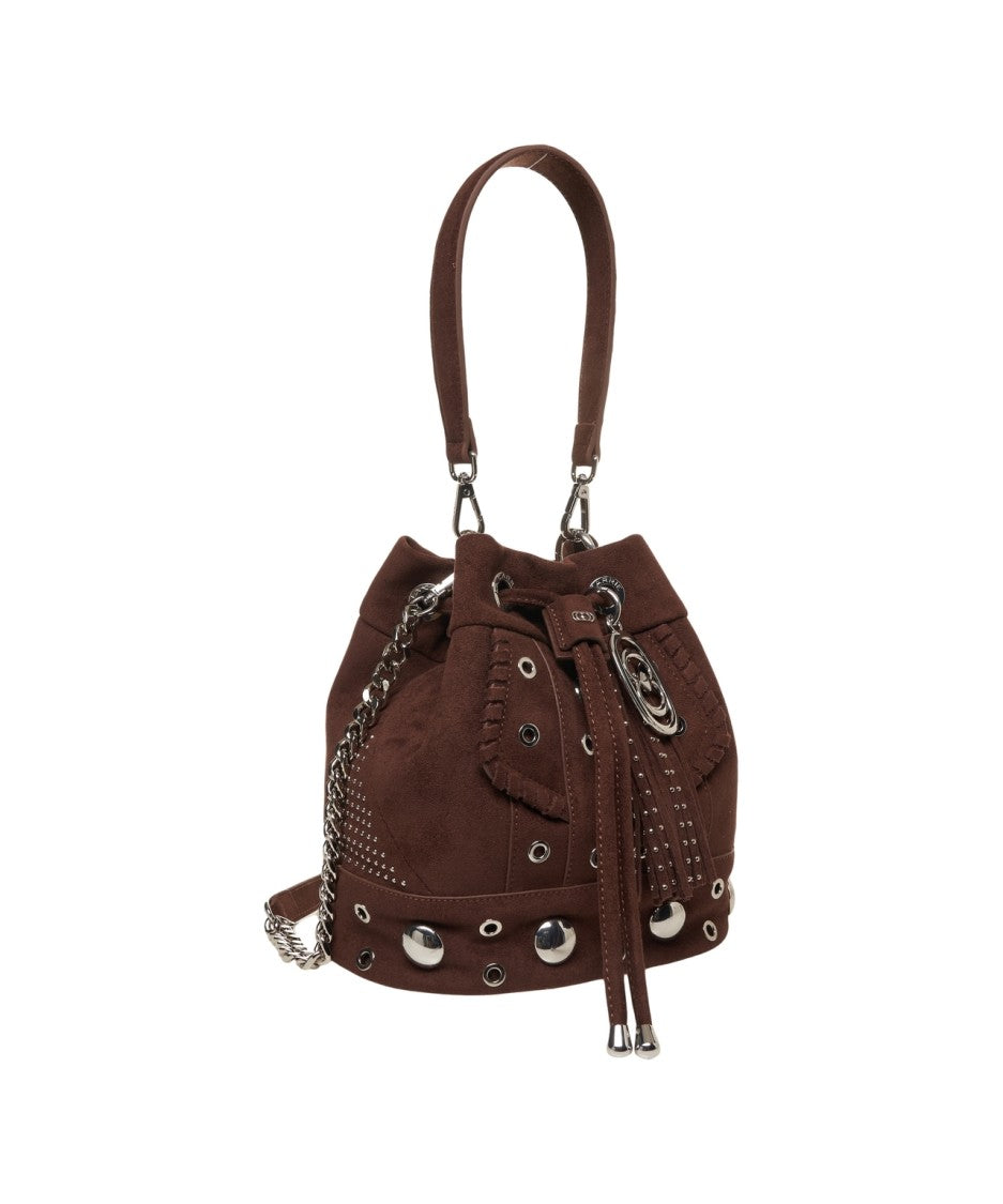 La Carrie Eco Suede Bucket Bag
