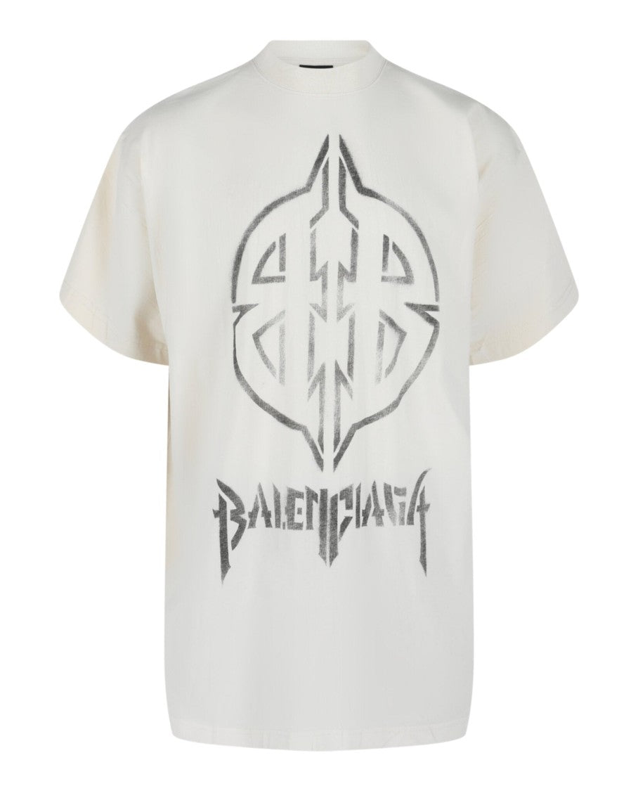 Balenciaga Metal Bb Stencil T-Shirt