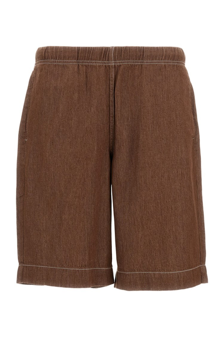 Paul Smith Relaxed Fit Cotton Bermuda Shorts