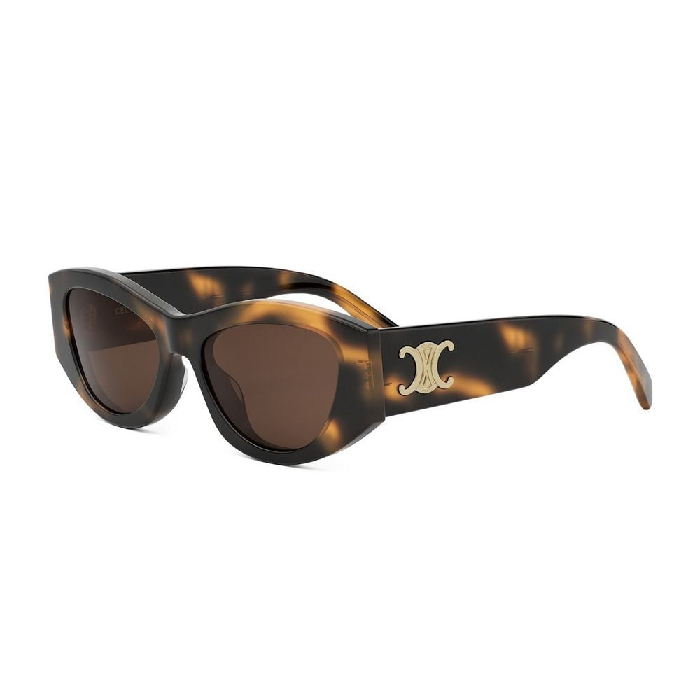 Celine Triomphe Cat-Eye Sculpted Acetate Sunglasses