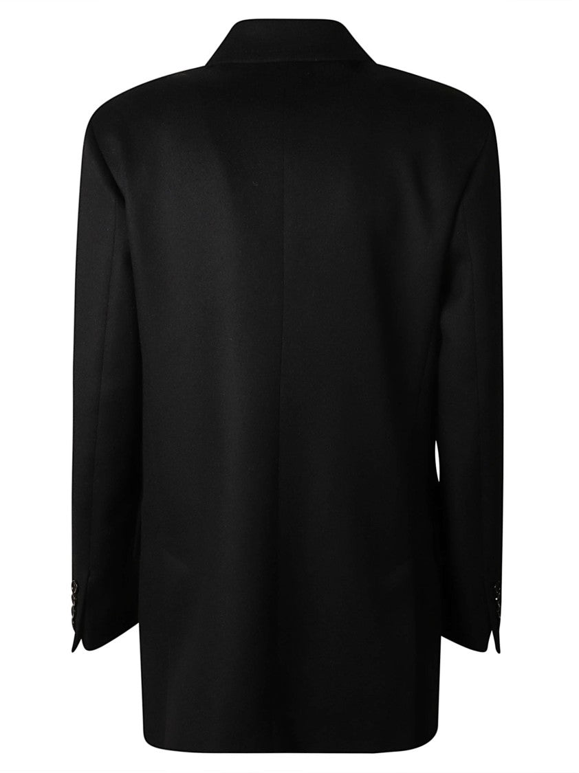 Max Mara Tailored Double-Breasted Blazer With Structured Silhouette And Wide Lapels