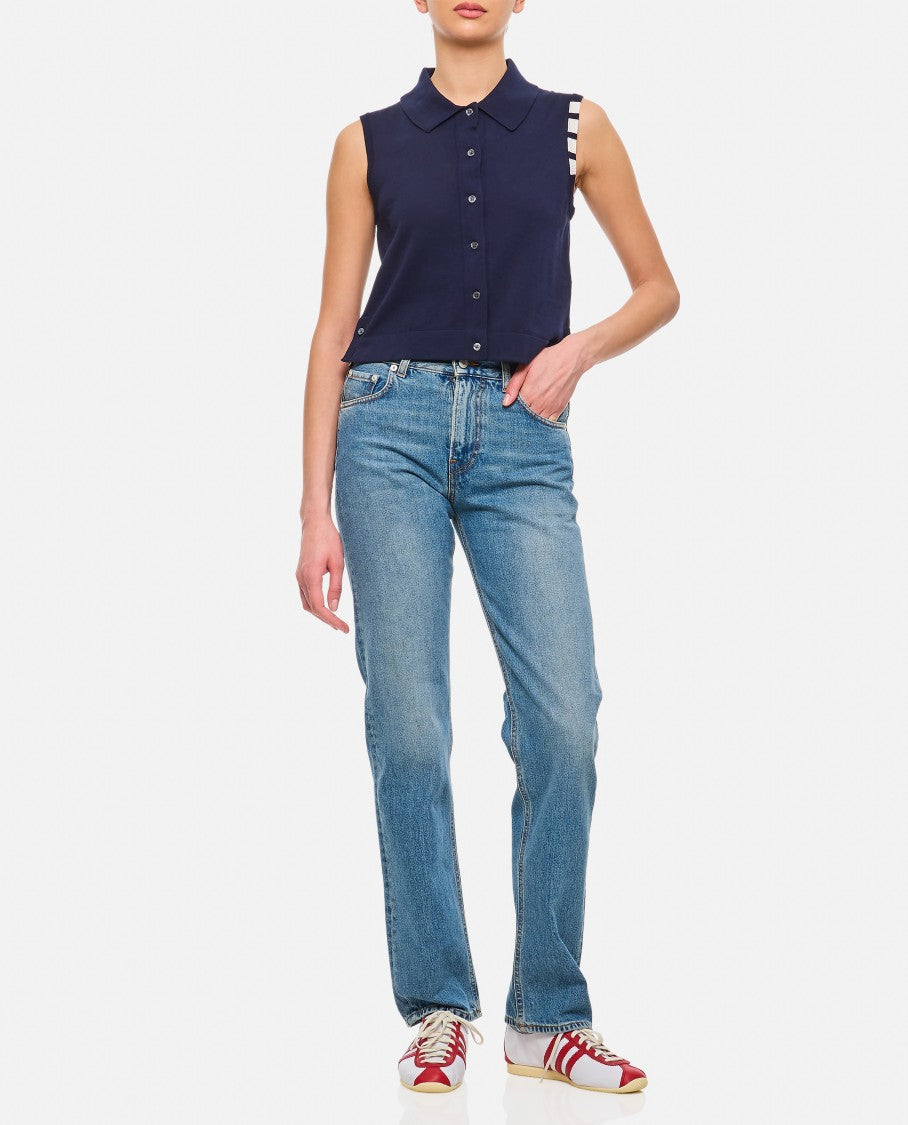 Haikure Cleo Mediterranean Blue Straight-Leg Jeans