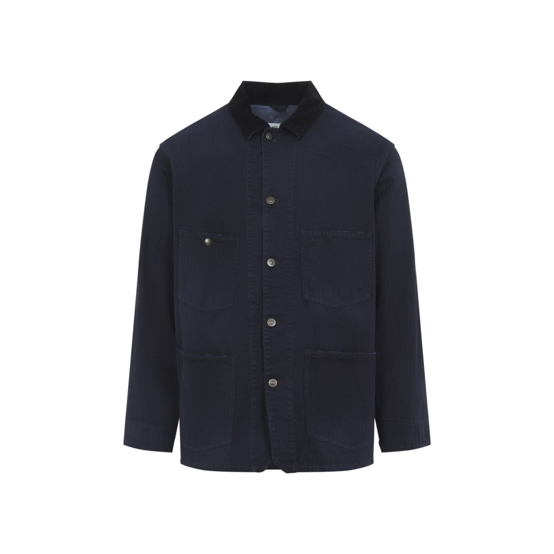 Maison Margiela Structured Button-Up Jacket With Contrasting Collar
