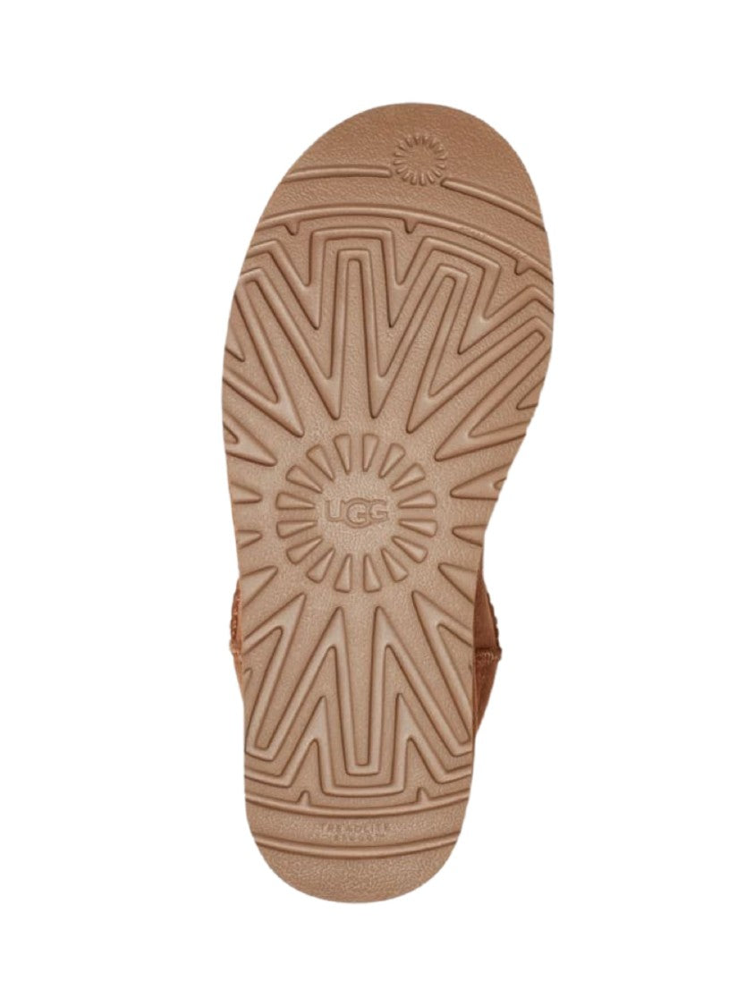 Ugg Suede Ankle Boots With Plush Shearling Lining