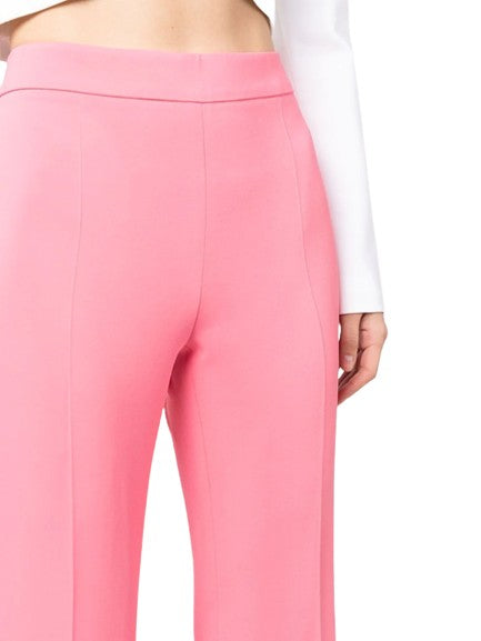Moschino Pink Viscose Cady Trousers