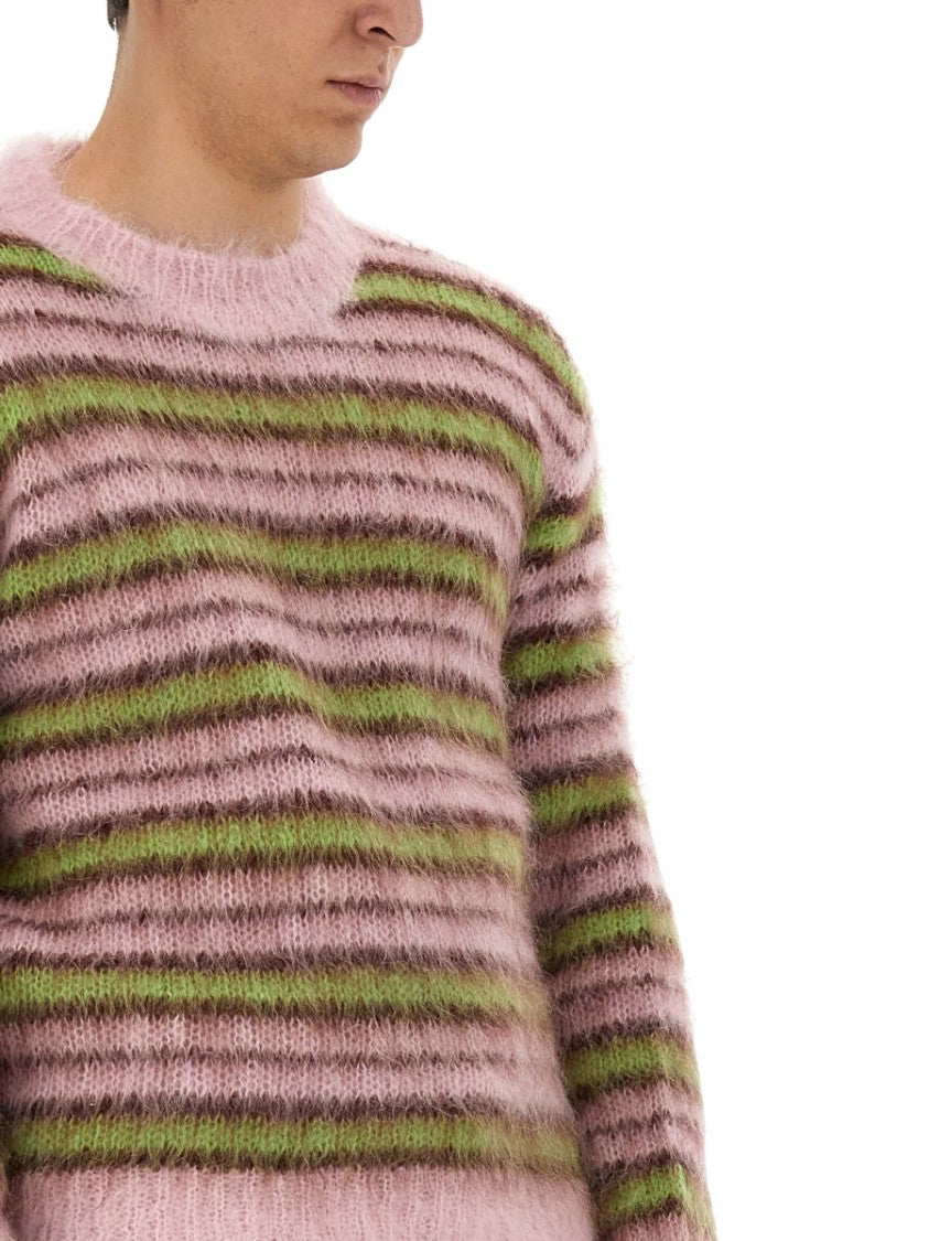 Marni Comfort Fit Striped Sweater