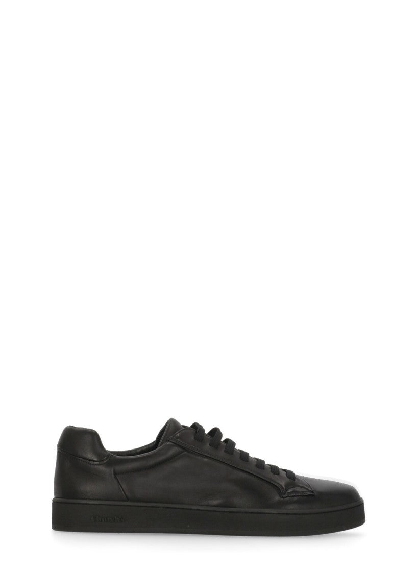 Church's Black Leather Sneakers With Imprinted Logo