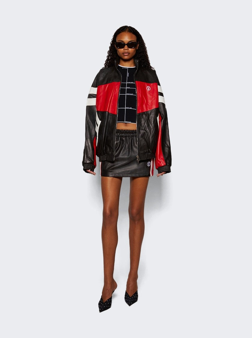 Vetements Tracksuit Jacket Black And Red