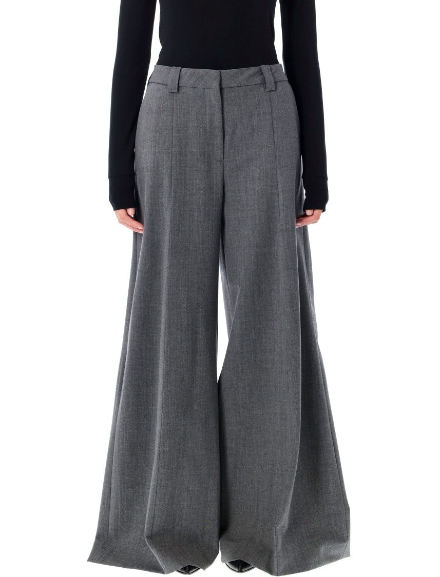 The Latest C-Alma Tailored High-Waist Wide-Leg Trousers