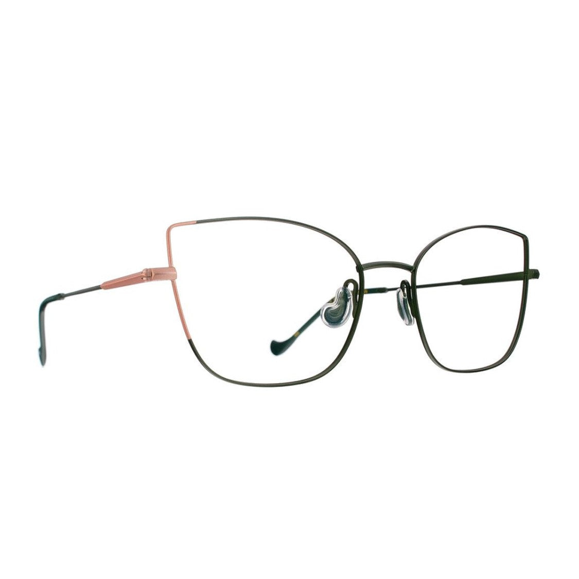 Deflomas Eyewear Gold Vegasus Metal Geometric Sunglasses