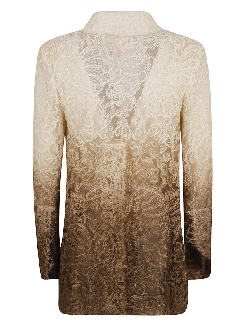 Ermanno Scervino Lace-Detail Jacket With Gradient Effect