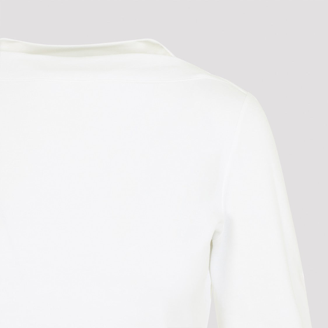 Alaïa Ls White Cotton T-Shirt