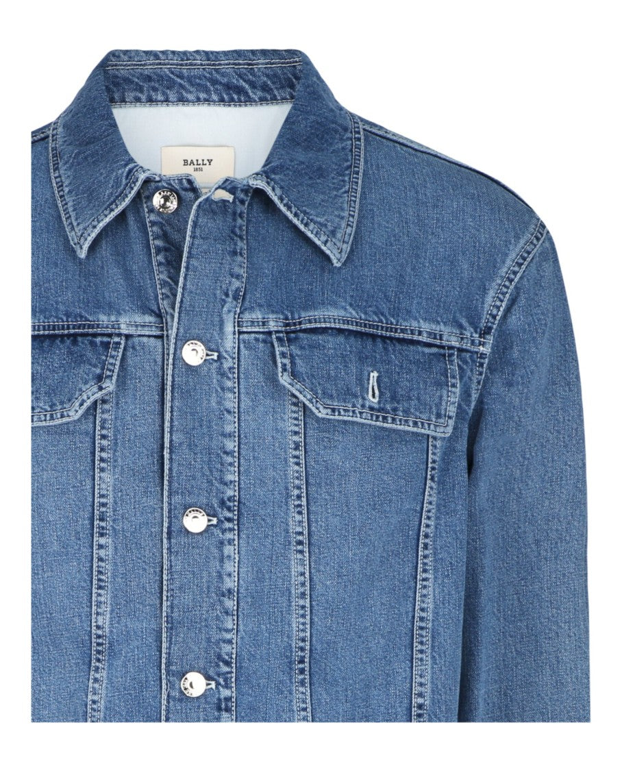 Bally Light Wash Denim Jacket