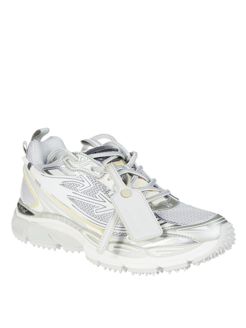 Off-White Ow Be Right Back Futuristic Layered Sneakers