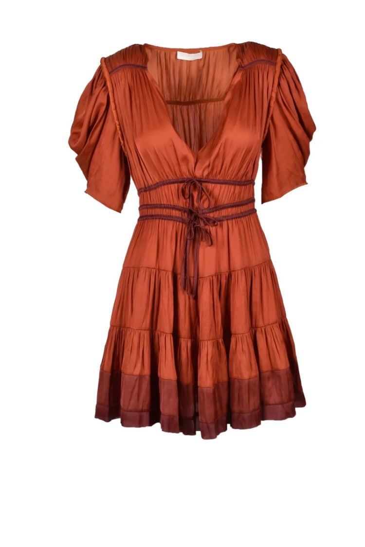 Ulla Johnson Women's Brown Polyester Dress