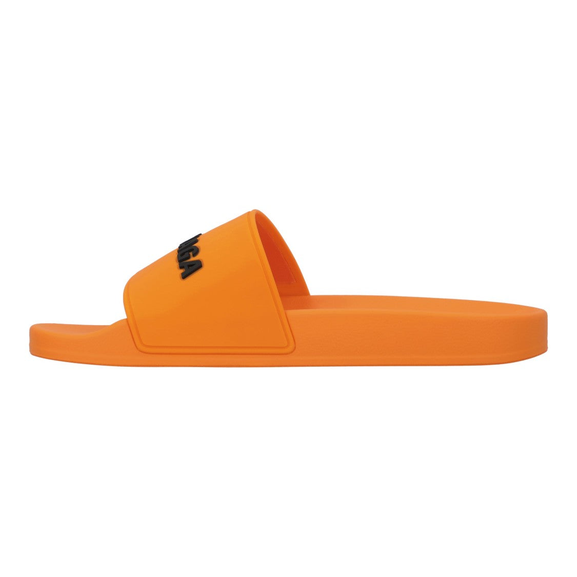 Balenciaga Logo Pool Slide Orange