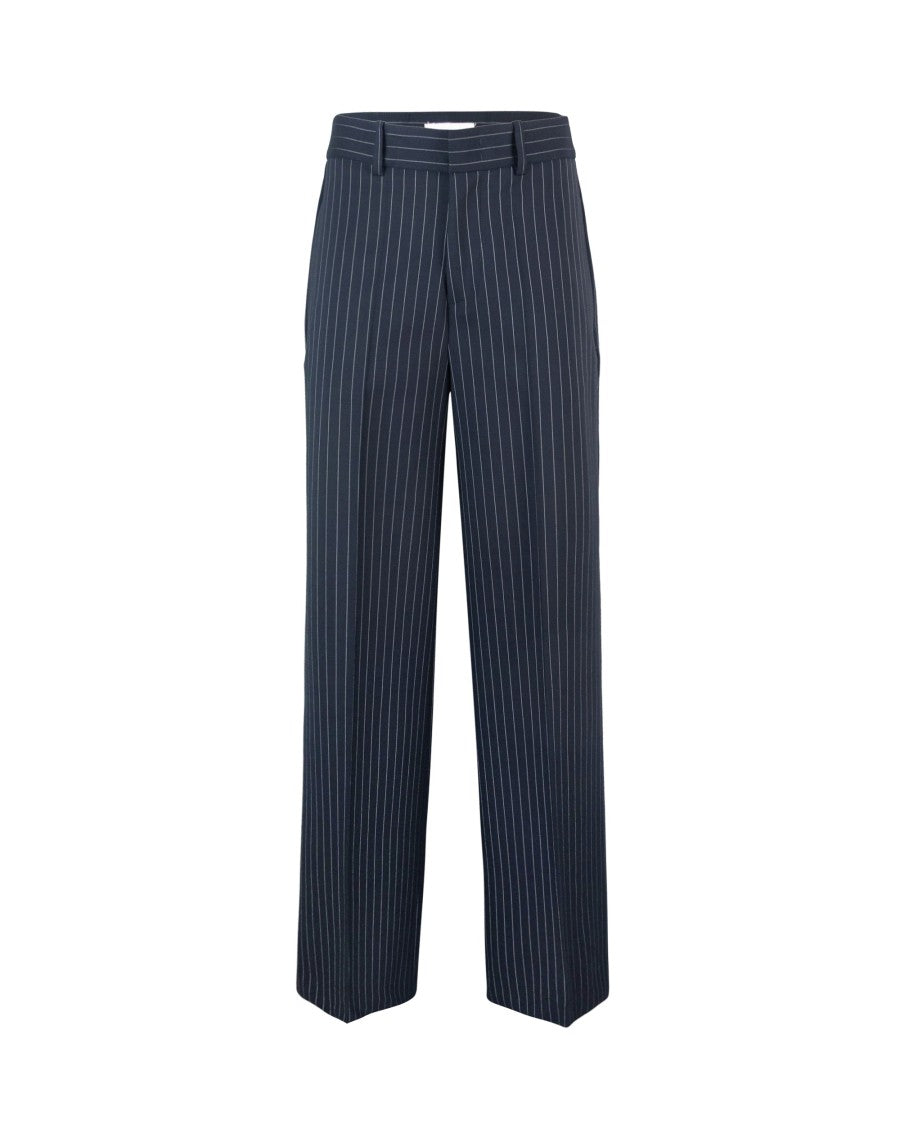P.A.R.O.S.H. Blue Pinstriped Trousers