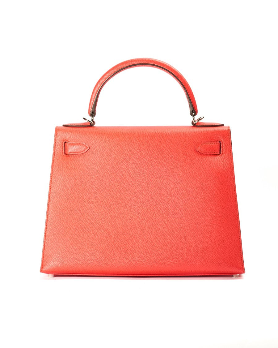 Hermès Sac Kelly 28 Epsom Rose Texas