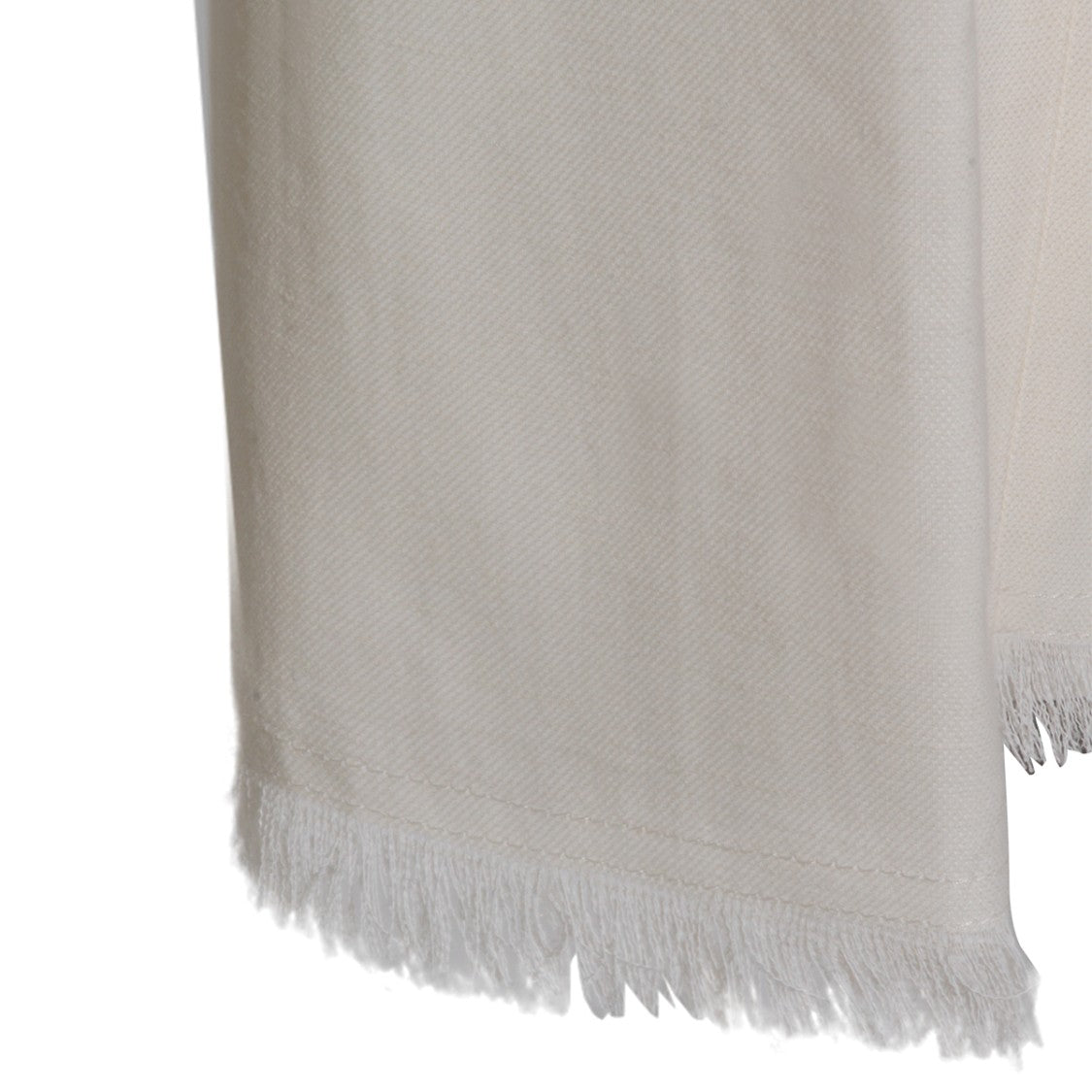 Antonelli Firenze Relaxed Straight-Leg Trousers With Fringed Hem