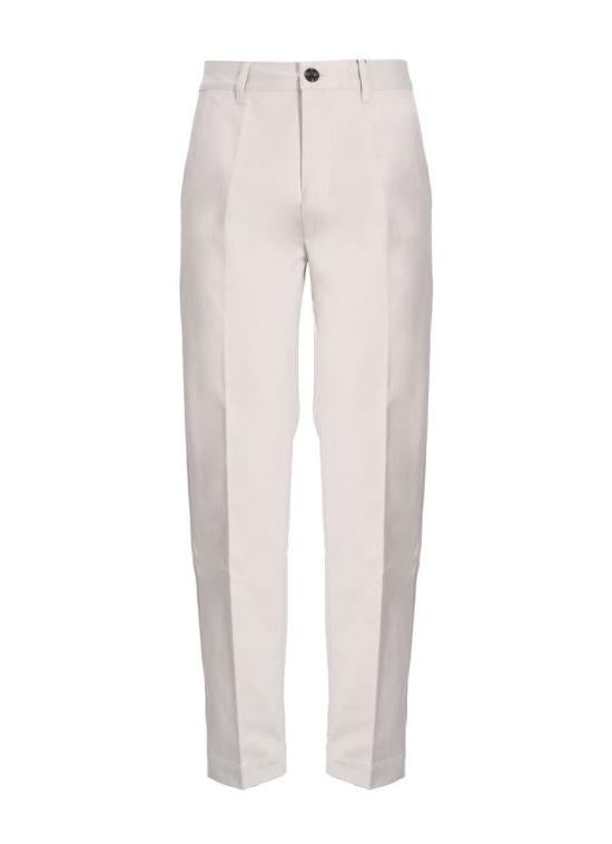 Ami Paris Tailored Straight Pants With Mid-Rise Waist