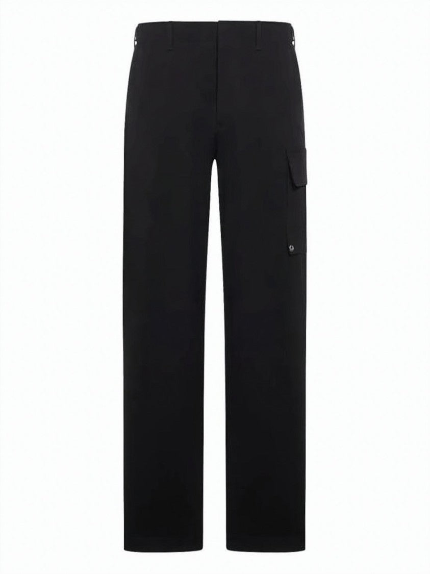 Fendi Straight-Leg Cargo Pants With Smooth Texture