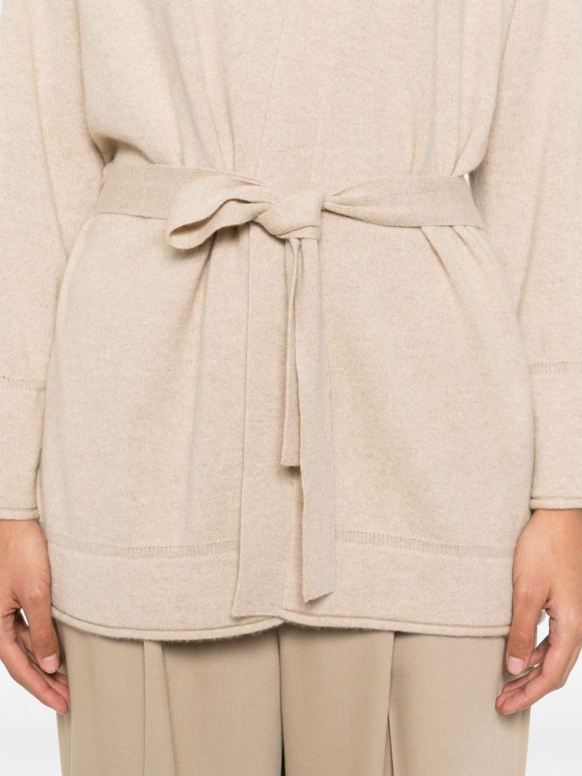 Max Mara Relaxed Fit Sweater With Deep V-Neckline