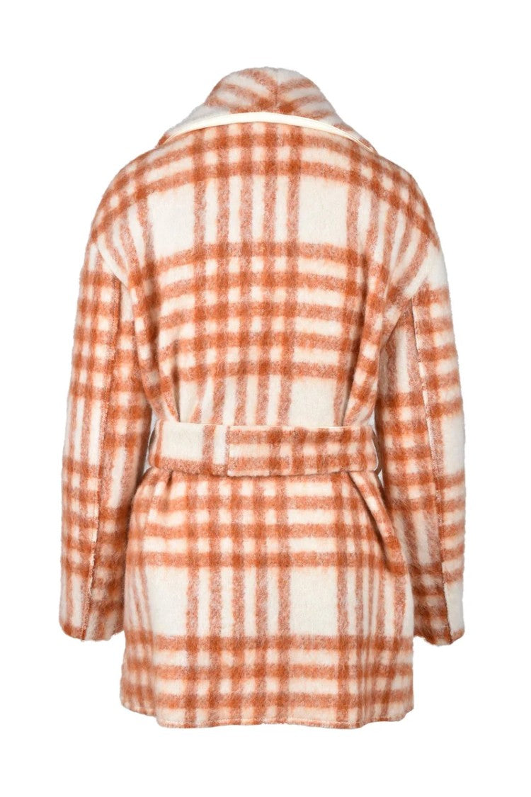Erika Cavallini Multicolor Jacket - White/Orange
