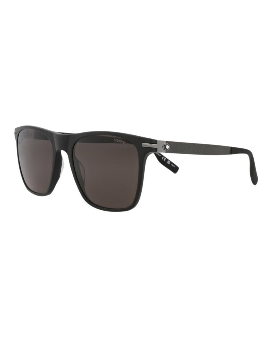 Montblanc Square-Frame Recycled Acetate Sunglasses
