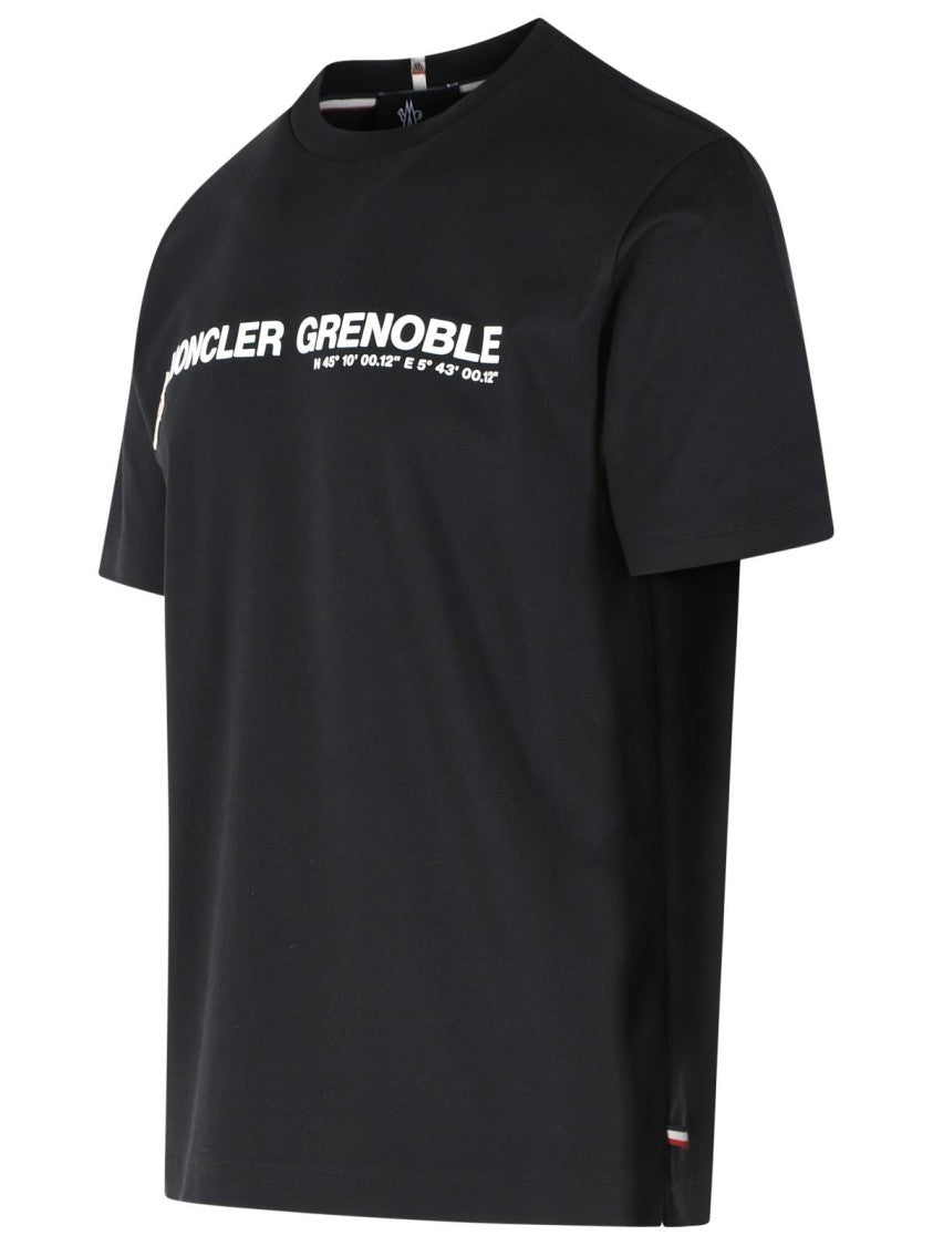 Moncler Grenoble Black Stretch Cotton T-Shirt