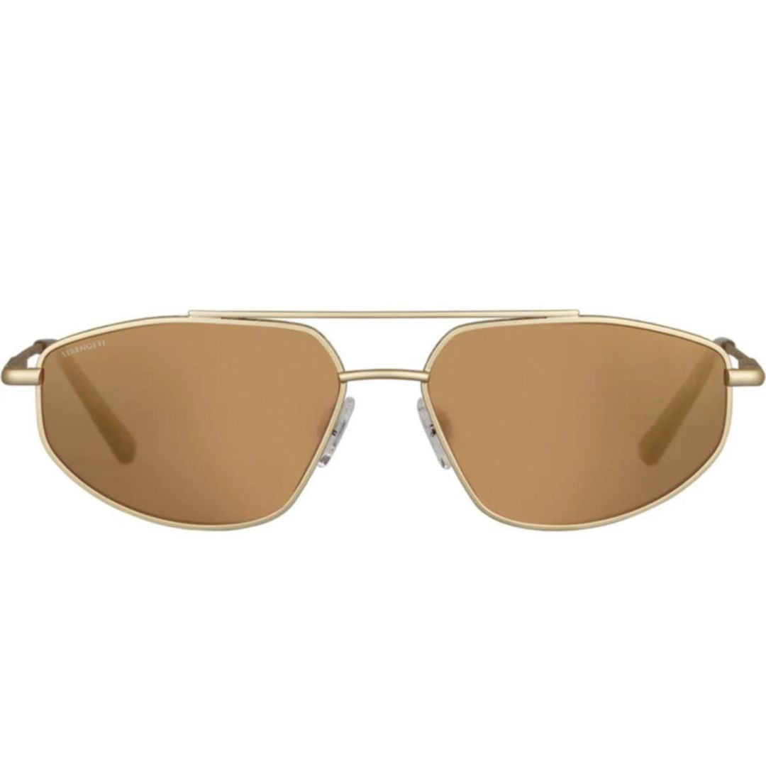 Serengeti Geometric Lens Sunglasses