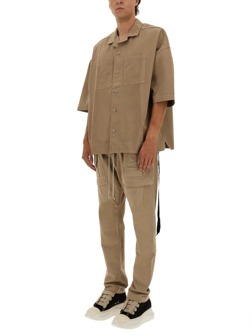 Drkshdw By Rick Owens Relaxed Fit Brown Cargo Pants