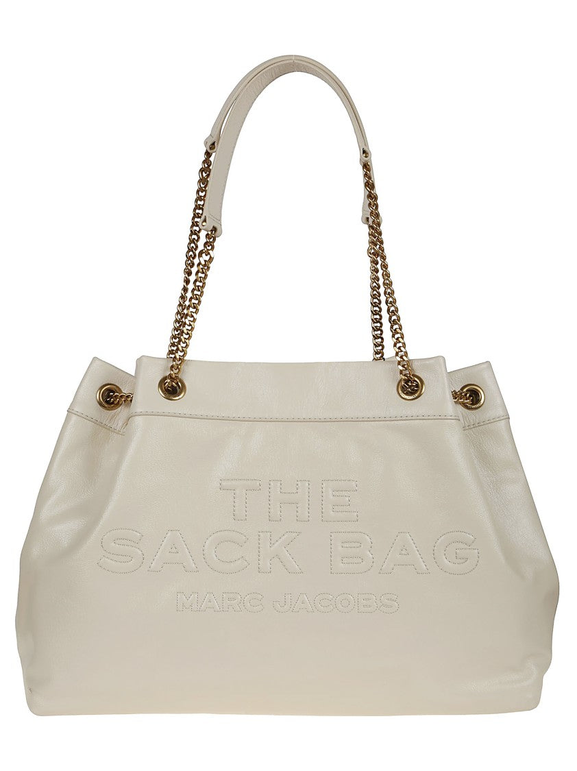 Marc Jacobs Large Chain Sack In Full-Grain Leather