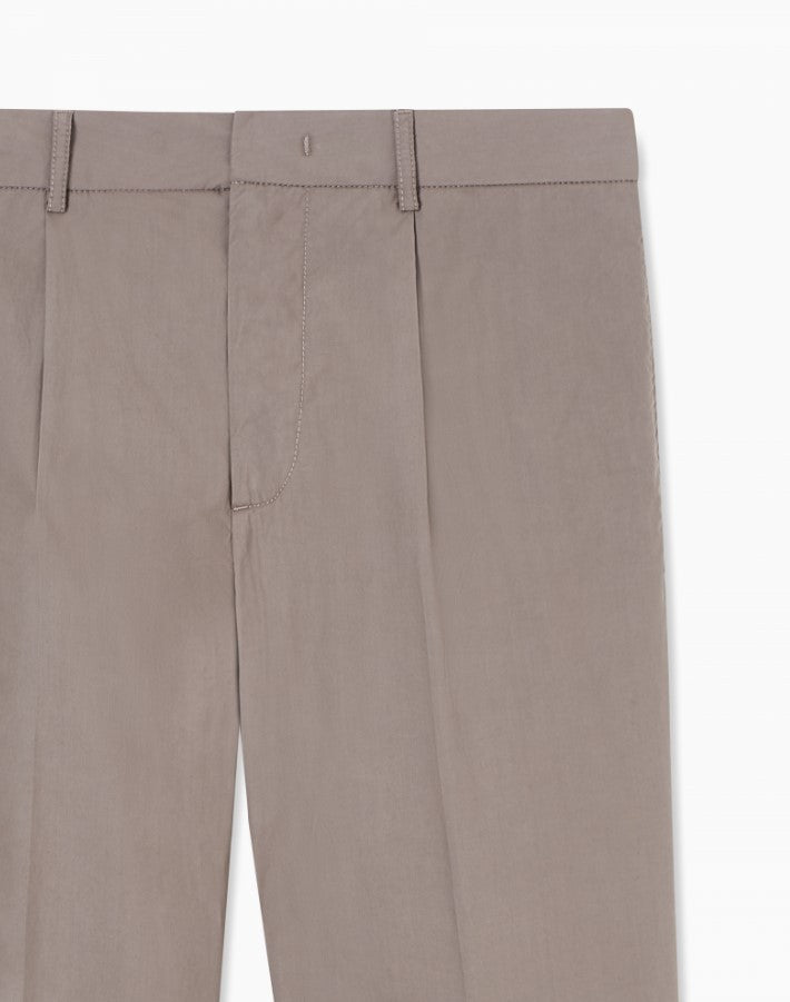 Emporio Armani Straight Fit Front Back Slit Trousers