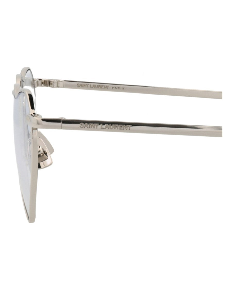 Saint Laurent Cat Eye-Frame Metal Sunglasses