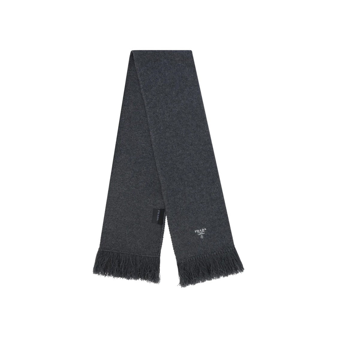 Prada Cashmere Logo Scarf