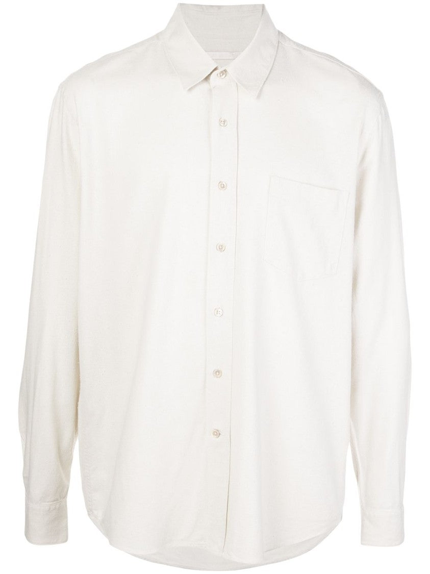 Our Legacy Silk-Cotton Blend White Shirt