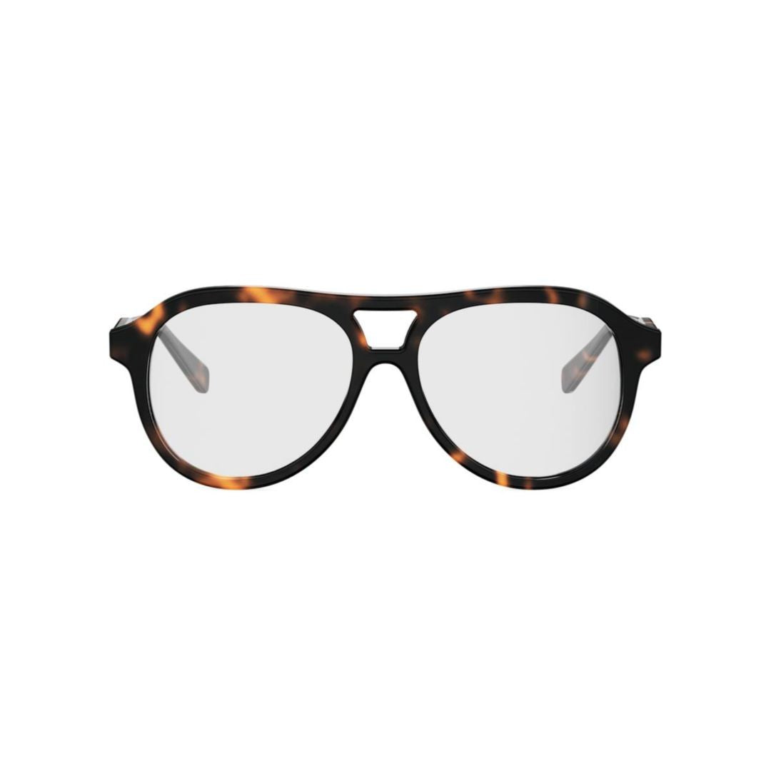 Celine Cl50168i Tortoiseshell Aviator Acetate Eyeglasses