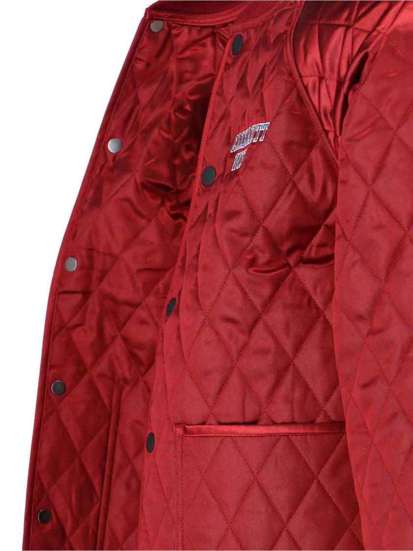Carhartt Wip "Alumni Liner" Jacket, In Red Fabric