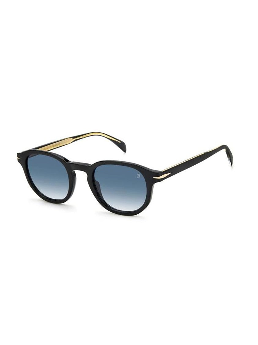 David Beckham Black Db 1007/S Glossy Metallic Sunglasses