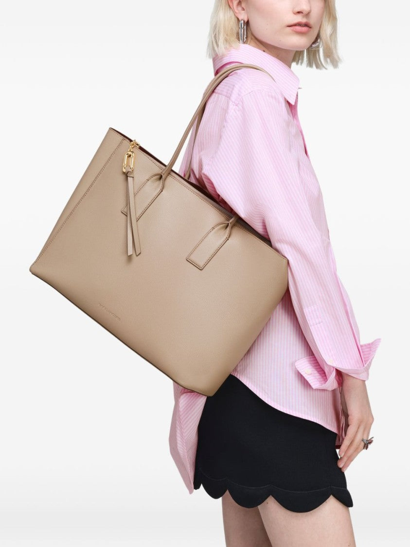 Marc Jacobs Black Rectangular Tote Smooth Split Cow Bag