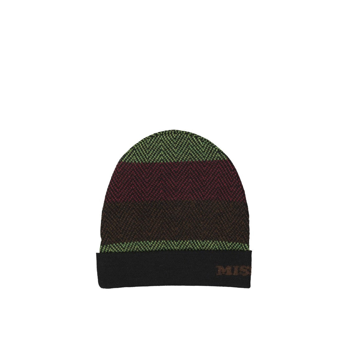 Missoni Ribbed Wool Hat With Folded Cuff