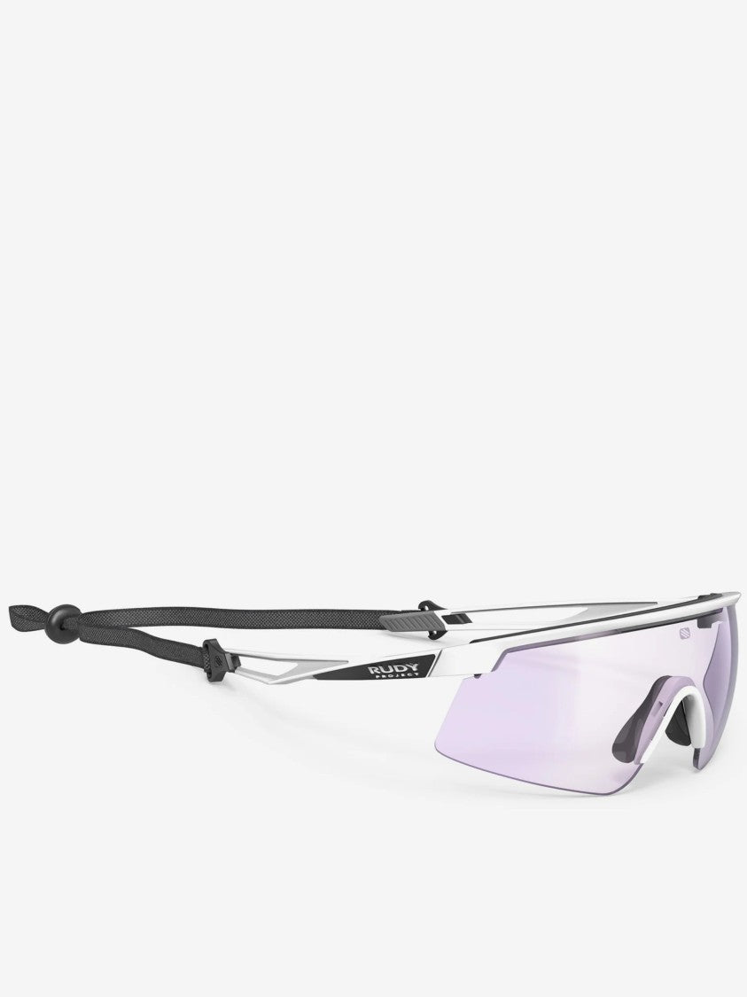 Rudy Project Wraparound Light Purple Tint Sunglasses With Adjustable Nose Pads