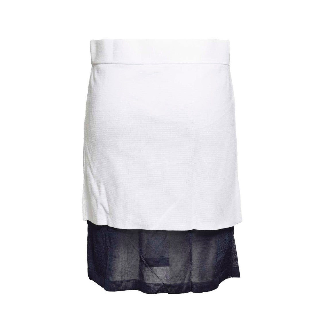 Wales Bonner Verse Mini Skirt In White Viscose